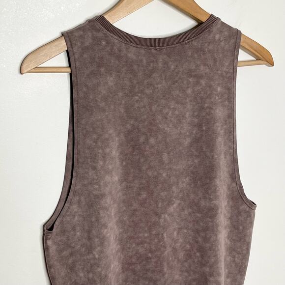 Offline By Aerie Womens Sleeveless Workout Tank XS Brown Crew Neck Athleisure - Picture 5 of 8